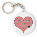 Chiweenie Paw Prints Dog Humour Keychains