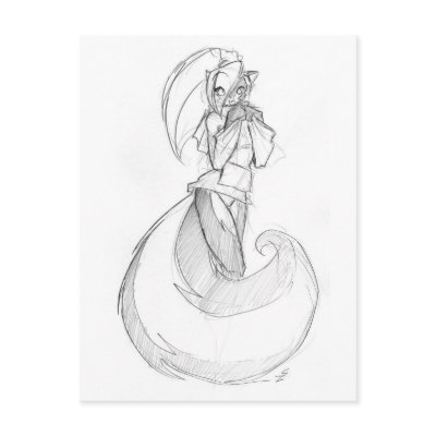 Chloe Bored 09 Postcards by JollyJack