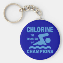 Chlorine The Breakfast of Champions Keychains