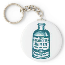Chloroform bottle key chain
