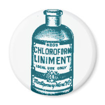 Chloroform bottle magnets