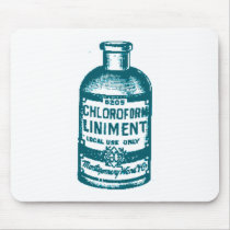 Chloroform bottle mouse pads