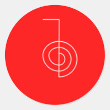 Cho Ku REi red Sticker