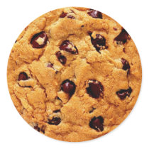 Choc chip cookie stickers