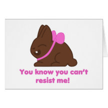 Choclate Bunny Card