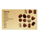 choco chocolate shop business card template