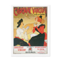 Chocolat Vincent Vintage Food Ad Art Postcards