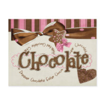 chocolate addiction postcards