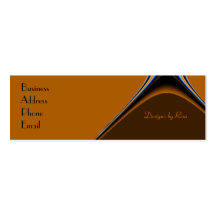 Chocolate and Carmel Business Card