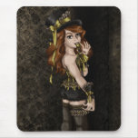 Chocolate and Gold Mouse Pad