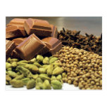 Chocolate and spice postcards