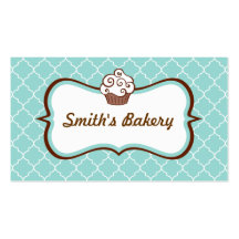 Chocolate Aqua Business Card