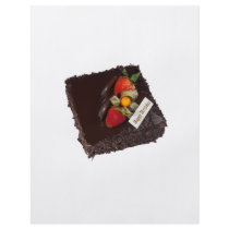 Chocolate birthday cake custom flyer