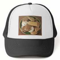Chocolate biscuits hats