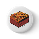 chocolate brownie pinback button