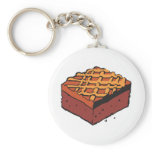 chocolate brownie keychain