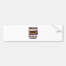 CHOCOLATE BUMPER STICKER