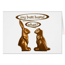 Chocolate bunnies cards