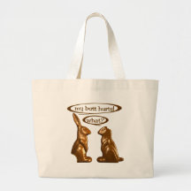 Chocolate bunnies tote bag