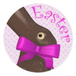 Chocolate Bunny Easter Stickers