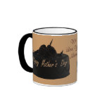 Chocolate Cake and Chocolate Roses Mother's Day Mugs