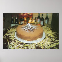 Chocolate cake poster