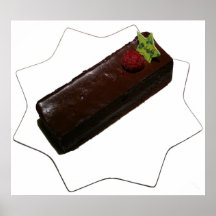 Chocolate cake poster