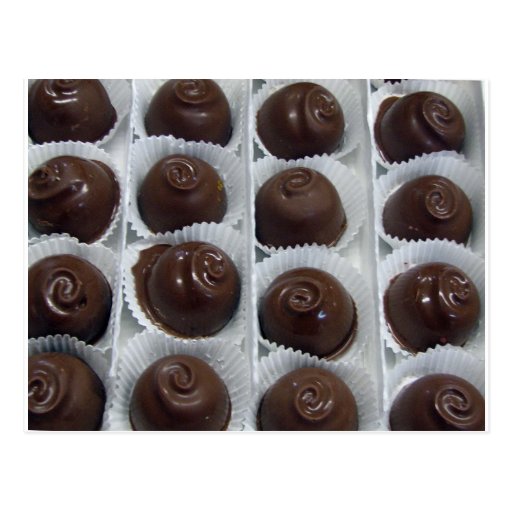 Chocolate Candy Post Cards