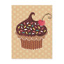 Chocolate & Cherry Cupcake