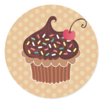 Chocolate & Cherry Cupcake