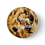Chocolate Chip Cookie button Flair