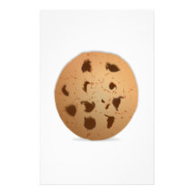 Chocolate Chip Cookie Custom Stationery