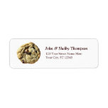 Chocolate Chip Cookie Return Address Labels
