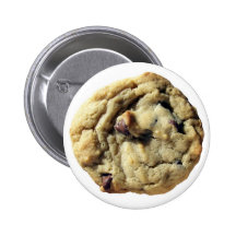 Chocolate Chip Cookie Pinback Button