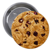 Chocolate Chip Cookie Pinback Buttons