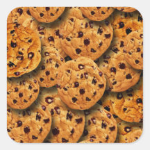 Chocolate Chip Cookies Collage Stickers