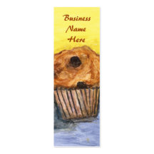 Chocolate Chip Muffin Bookmark Business Card