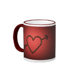 Chocolate Chips Heart Mugs
