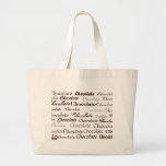 Chocolate, Chocolate, Chocolate, Chocolate, Cho... Tote Bags
