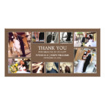 CHOCOLATE COLLAGE | WEDDING THANK YOU CARD PHOTO CARDS