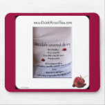 chocolate covered cherry mouse mat