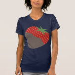 chocolate covered dipped strawberry t-shirt tote b