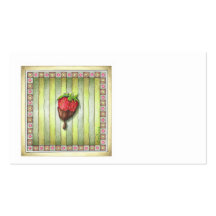 CHOCOLATE COVERED STRAWBERRY BUSINESS CARD
