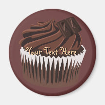 Chocolate Cupcake Fridge Magnet