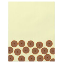 Chocolate Cupcake Pattern. Custom Flyer