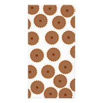 Chocolate Cupcake Pattern. Photo Greeting Card