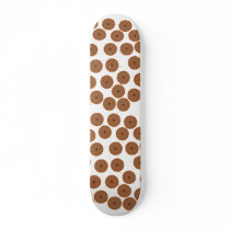 Chocolate Cupcake Pattern. Skate Decks