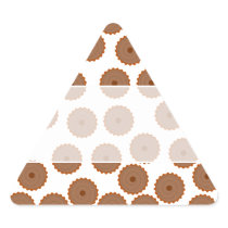 Chocolate Cupcake Pattern. Stickers