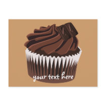 Chocolate Cupcake Post Card