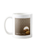 Chocolate Damask Desserts Coffee Mugs